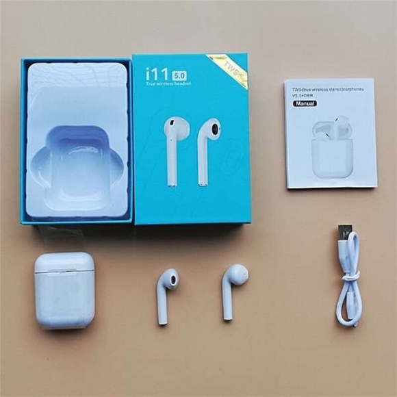 Wireless Bluetooth Earbuds with charging case for ios/Android new in box!! - Picture 2 of 3
